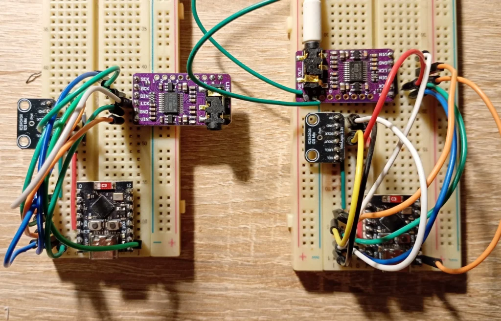 esp32c3 intekom połączenie dwóch układów
